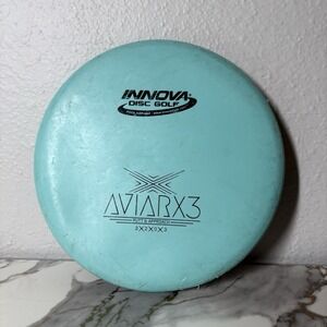 Innova AviarX3 Putt & Approach Disc 3/2/0/3 Blue Used Inked